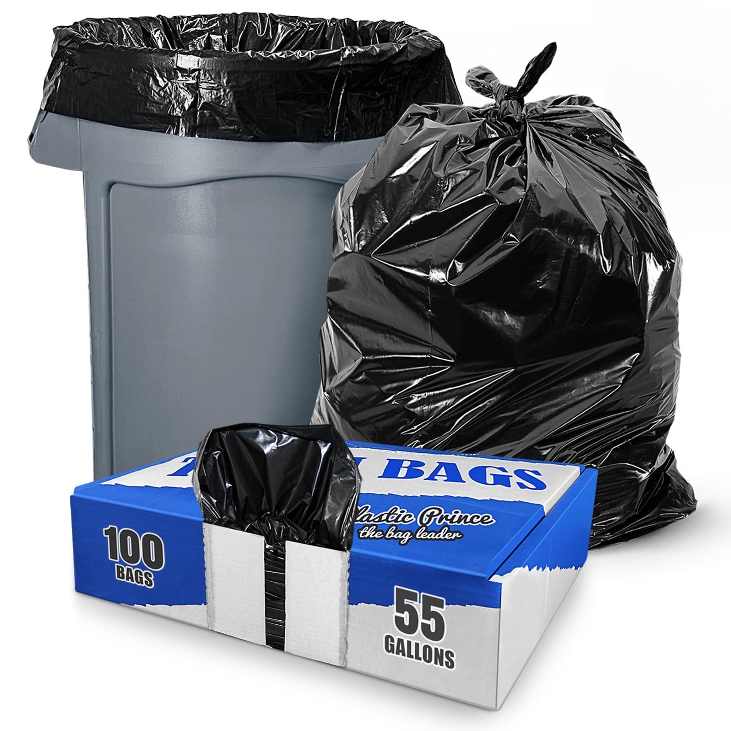 CANLINNER 55 GAL FLAT HVY-100CT