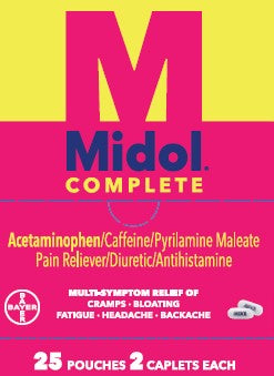 MIDOL MEDICINE-25CT/20CT