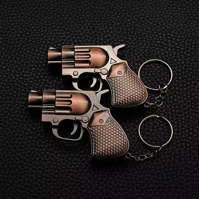 LIGHTER PISTOL W KEYCHAIN-1X24