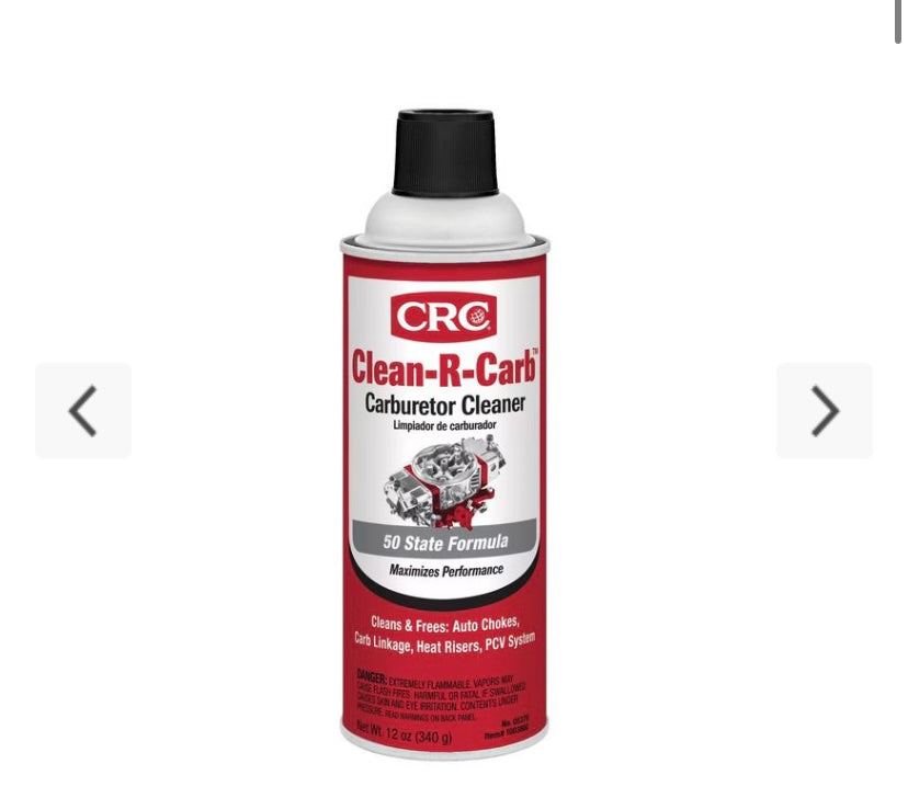 CARB & INJECTOR CLEANER 6OZ