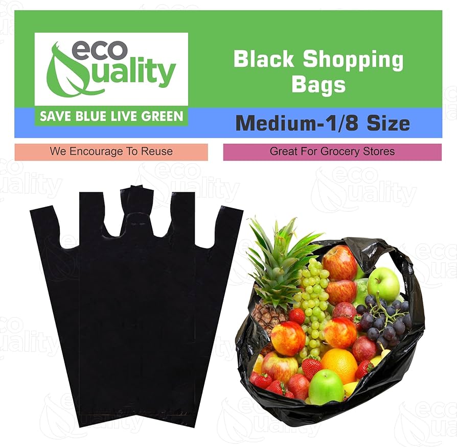 BAG 1/8 BLK REGULAR