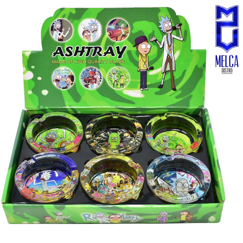 ASHTRAY R&M/BWOOD/COOKIE-6CT