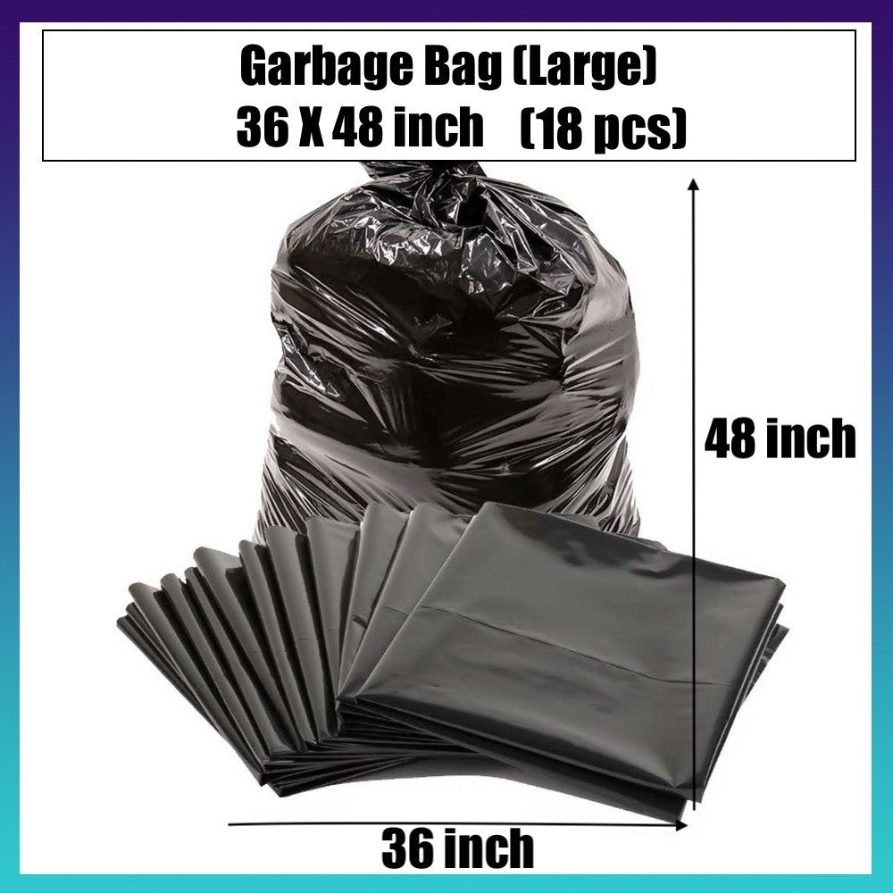 JUMBO 36" BLACK BAG