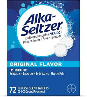 ALKA SELTZER- 36X2=72CT