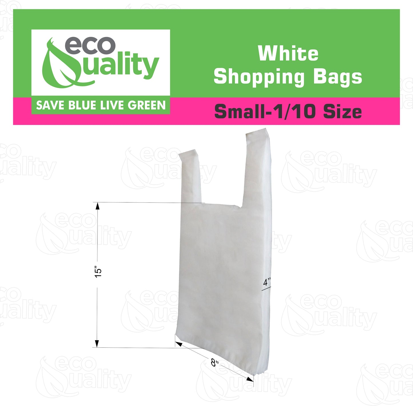 BAG 1/10 WHT-2000