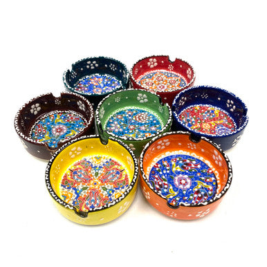 SAFE CAN ASHTRAY/CERAMIC/WOODEN