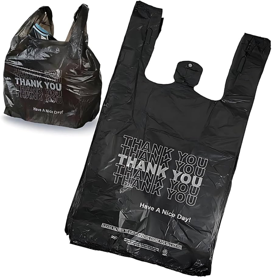 BAG 1/6 BLK HVY THKY